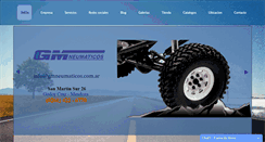 Desktop Screenshot of gmneumaticos.com.ar