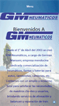 Mobile Screenshot of gmneumaticos.com.ar